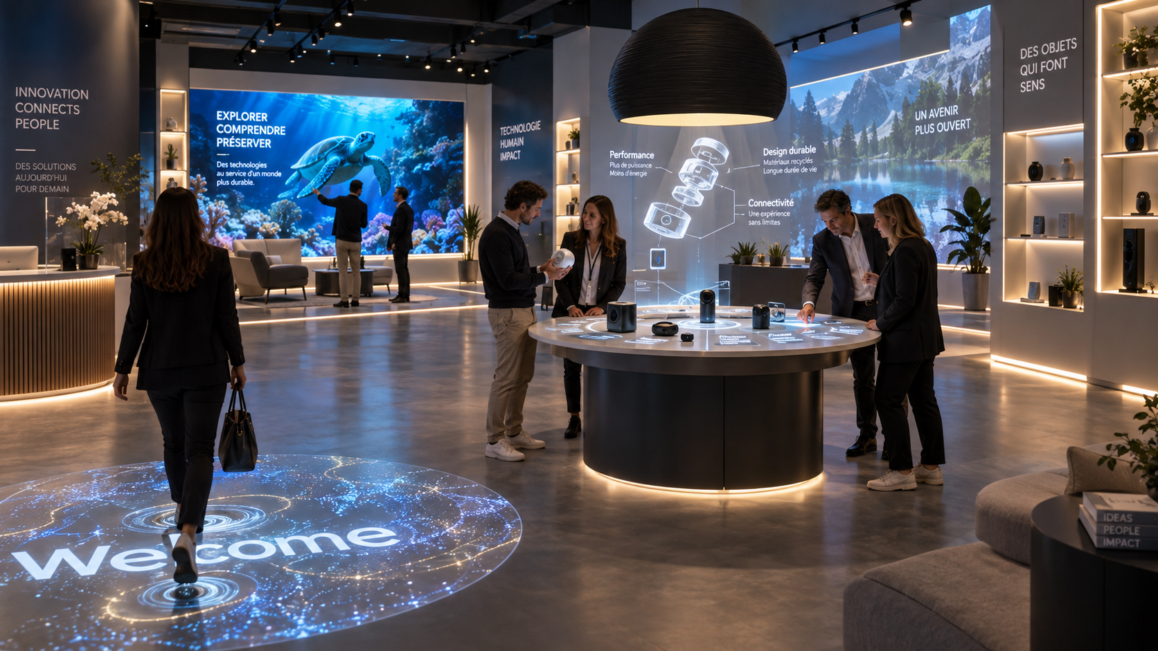 Showroom immersif et interactif